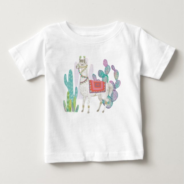 Älskvärda Llamas V T-shirt (Framsida)