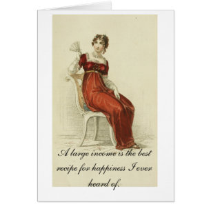 Älskvärt Jane Austen kort
