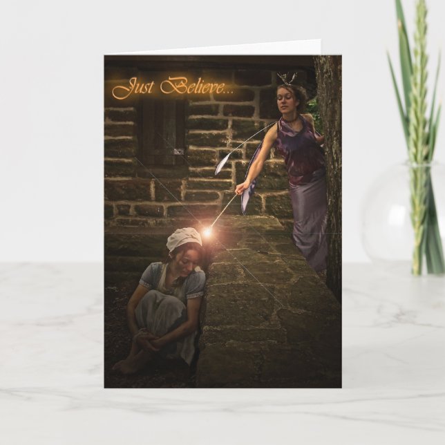 Älskvärt "tro precis" Cinderella och det felika Kort (Framsida)