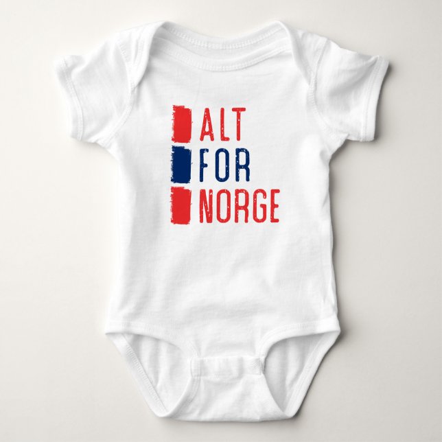 Alt för skjorta för Norge norsk Mottoutslagsplats Tee (Framsida)