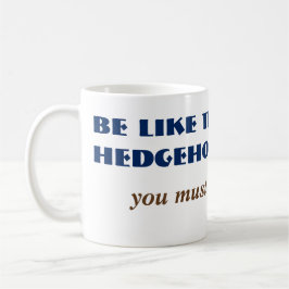 Alt Funny Hedgehog Mjölk Woodland Animal Comedy Kaffemugg