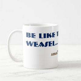 Alt Funny Hungriga Weasel Woodland Animal Kaffemugg