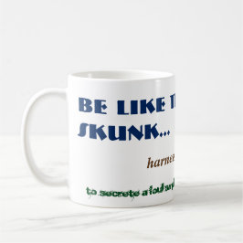 Alt Funny Skunk Smelly Fart Odor Woodland Animal Kaffemugg