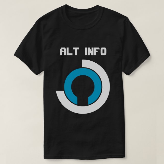 Alt-info T Shirt (Design framsida)