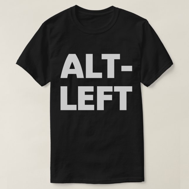 Alt-Lämnat antitrumpförskjutning Tee (Design framsida)