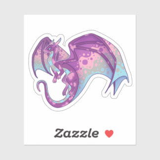 Alt Lesbisk Pride Dragon Klistermärken