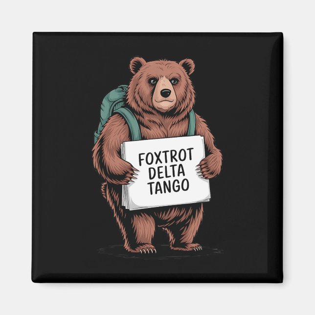 Alt National Park RepersistService Bear Foxdra Del Magnet (Framsidan)