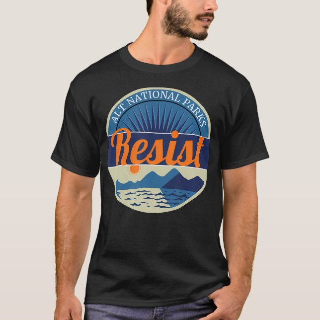 Alt National Parks Resist Support Tee Shirt (Framsida)