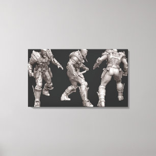 Alt-omgång för dagtakt canvastryck