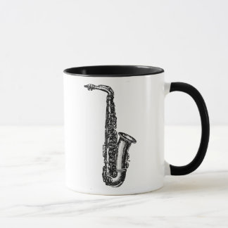 Alt- saxofon mugg