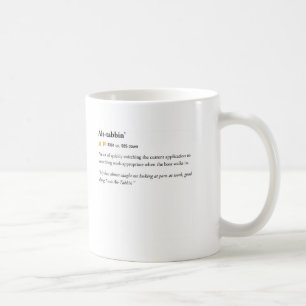 Alt Tabbin - stads- ordbokmugg Kaffemugg