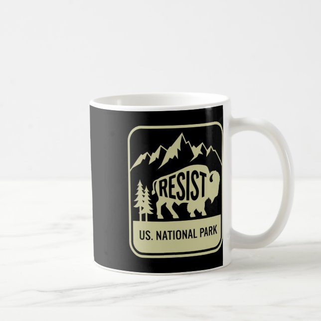 Alt US National Park ResistService Glacier Ice Ca Kaffemugg (Höger)