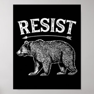 Alt US National Park ResistService T Shirt Bear V Poster