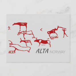 Alta, Norge (sten) Vykort