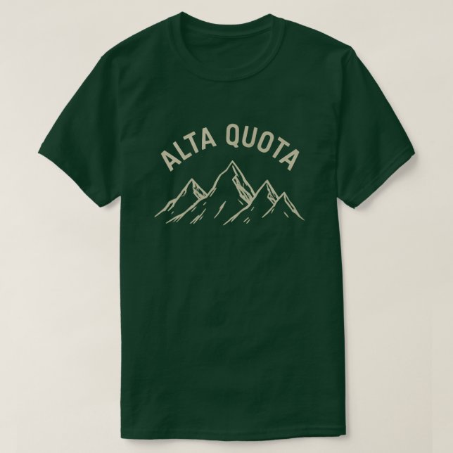 Alta Quota T Shirt (Design framsida)