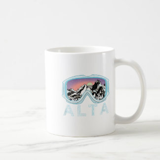 Alta Ski Design _ Alta, men Skiing Snö Gift Kaffemugg