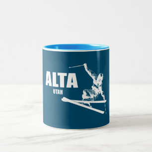 Alta Utah Skier Två-Tonad Mugg