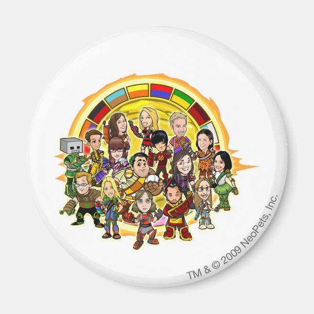 Altador Kopp personalgrupp Magnet (Framsidan)