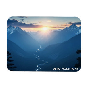 Altai-bergen Mongoliet resa Magnet
