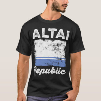 Altai Flagga Distress Manar Women Kids Altaian Fla T Shirt