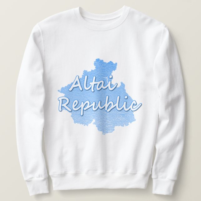 Altai-republiken Lång Ärmad Tröja (Design framsida)
