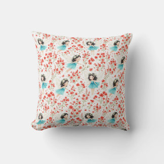 Altami Cute Floral Girl Pillow – Kids Nursery Deco Kudde