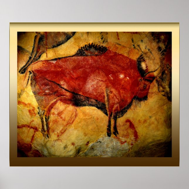 Altamira Bison 3 Poster (Framsidan)