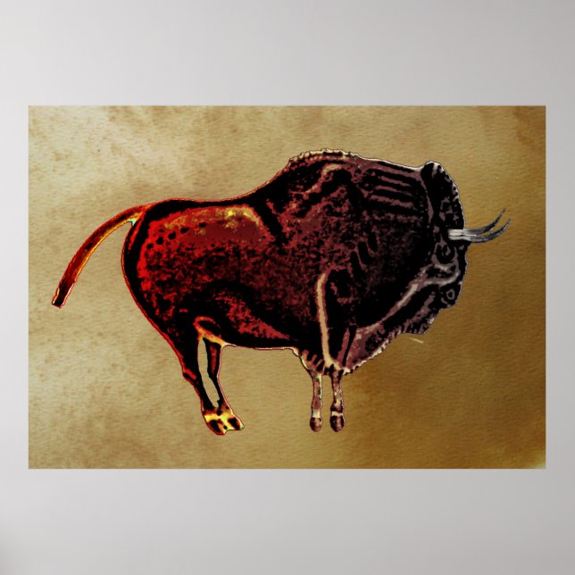 Altamira Bison Poster (Framsidan)