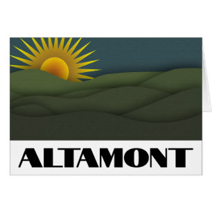 Altamont California Site of 1969 Free Concert Hälsningskort