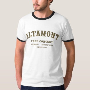 altamont frigör konsert t-shirt