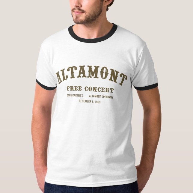 altamont frigör konsert t-shirt (Framsida)