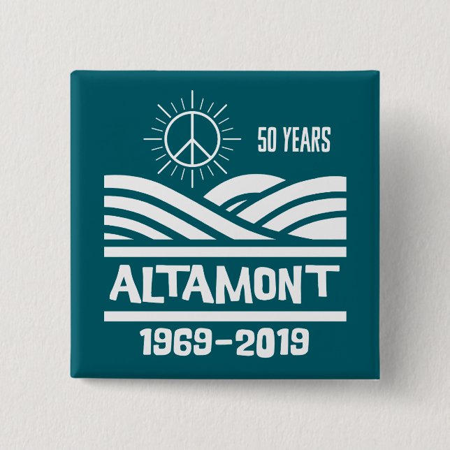 Altamont Speedway 1969-2019 50-årsjubileum Knapp (Framsida)