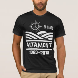 Altamont Speedway 1969-2019 50-årsjubileum T Shirt