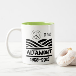 Altamont Speedway 1969-2019 50-årsjubileum Två-Tonad Mugg