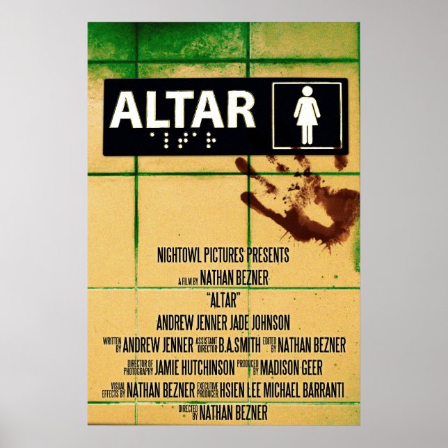 Altar (2008) Theatrical Poster (Framsidan)