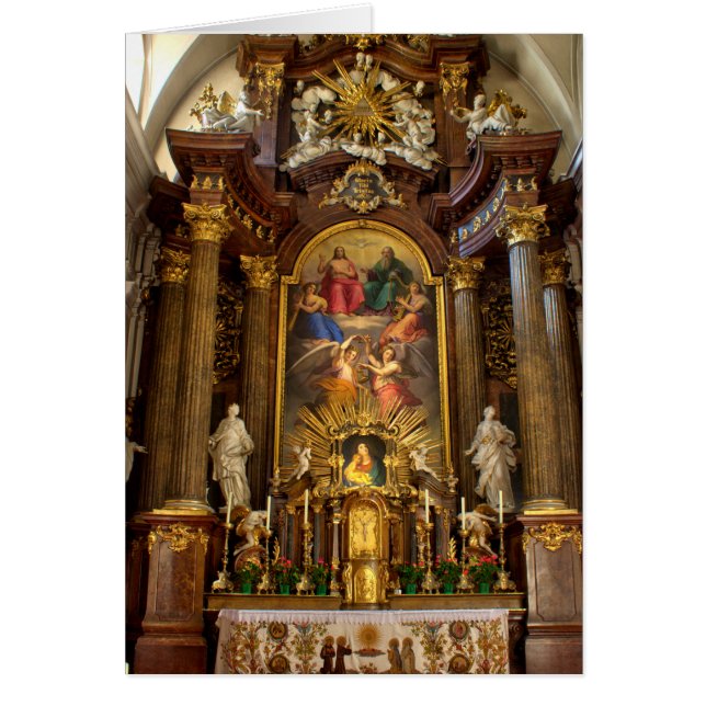 Altar Alserkirche Wien Hälsningskort (Framsidan)