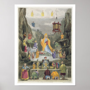 Altar Biet i "Yun Stzoo Stzee"-templet, Ting- Poster