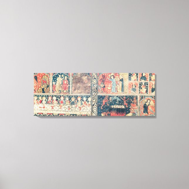 Altar frontal of St. Michael Canvastryck (Framsida)