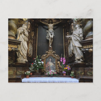 Altar i Prags vykort