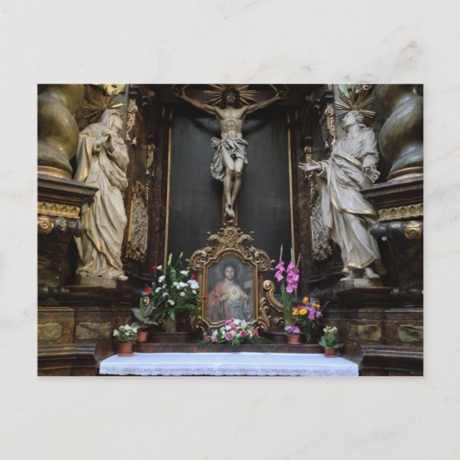 Altar i Prags vykort (Framsida)