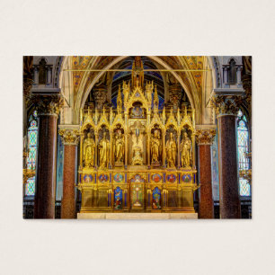 Altar i Votivkirche, Wien, Österrike Visitkort