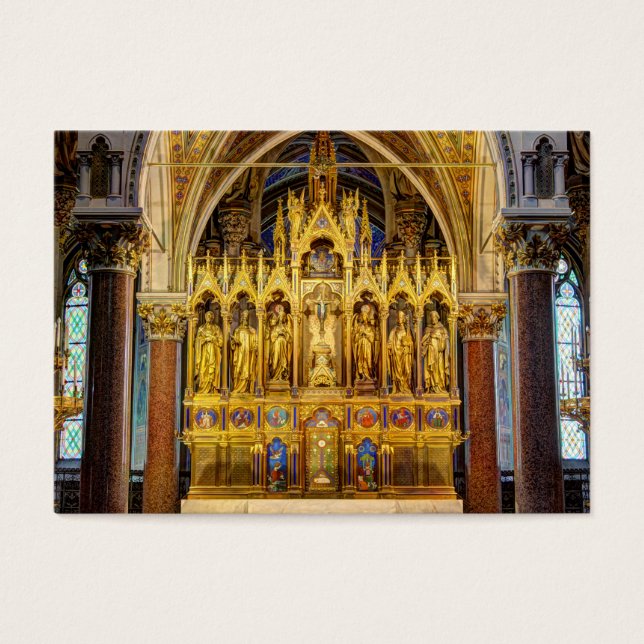 Altar i Votivkirche, Wien, Österrike Visitkort (Framsidan)
