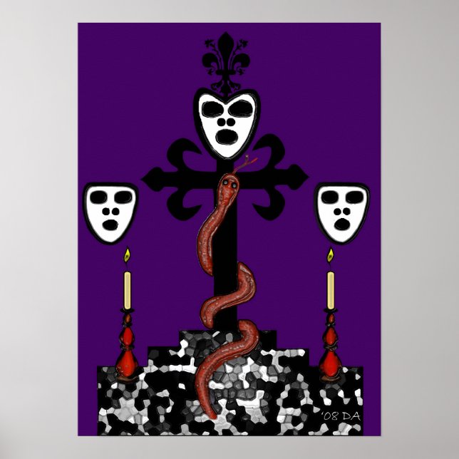 Altar Image for Baron Samedi and Guede Poster (Framsidan)