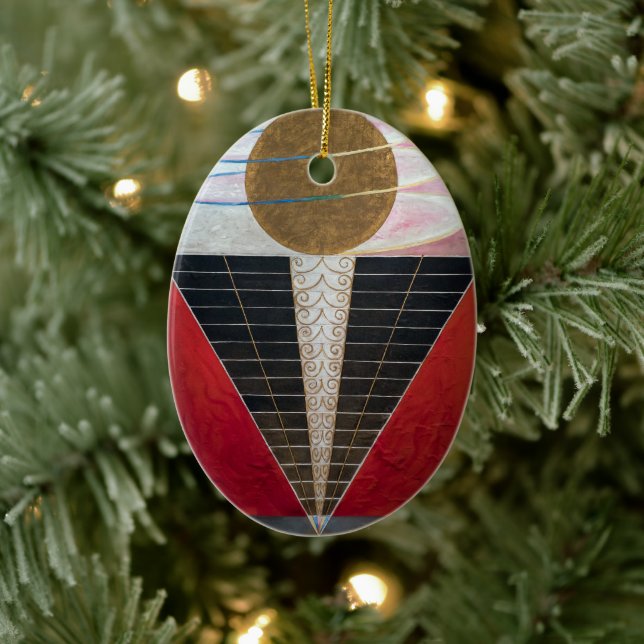 Altarbit 2 | Hilma af Klint | Julgransprydnad Keramik (Träd)