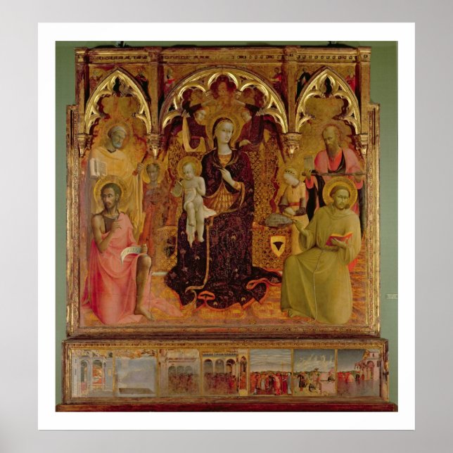 Altarbit från Madonna of the Snö, c.1430-32 ( Poster (Framsidan)