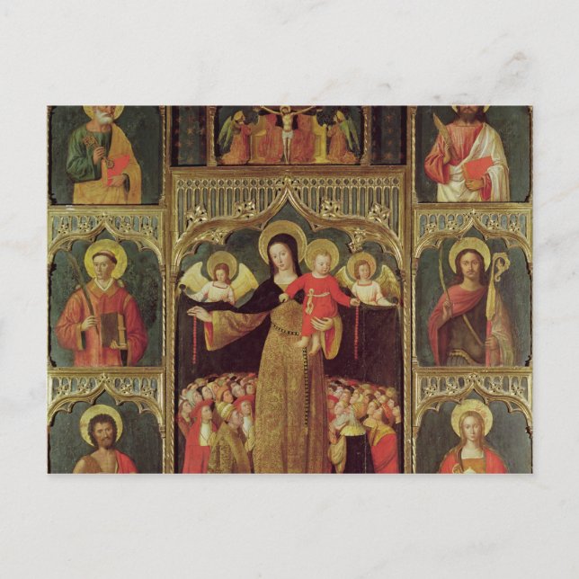 Altarbit of the Virgin of the Rosary, 1500 Vykort (Framsida)