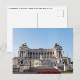 Altare della Patria på morgonen tidigt - Rom, Ital Vykort