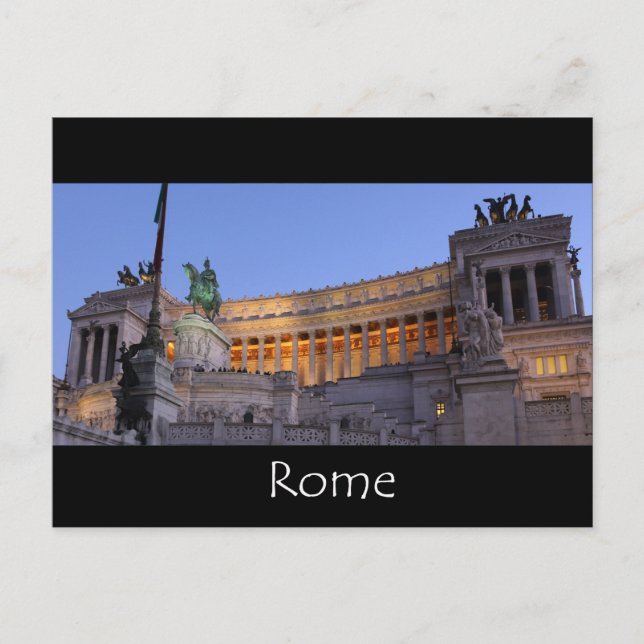 Altare Della Patria Rom Vykort (Framsida)