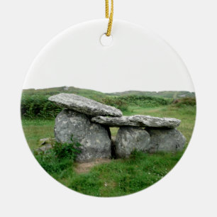 Altare formad Archeological grav Irland Julgransprydnad Keramik
