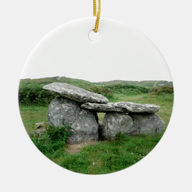 Altare formad Archeological grav Irland Julgransprydnad Keramik (Framsidan)